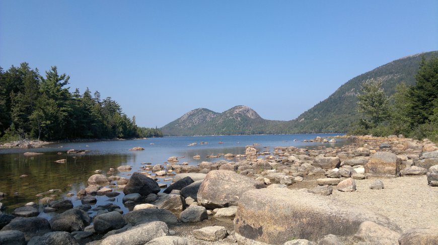 A sunny, September day in Acadia National Park.